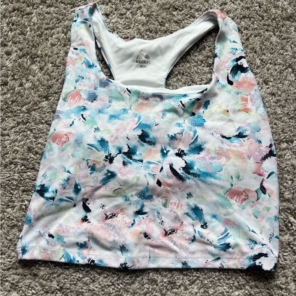 Floral Racerback Tank Top